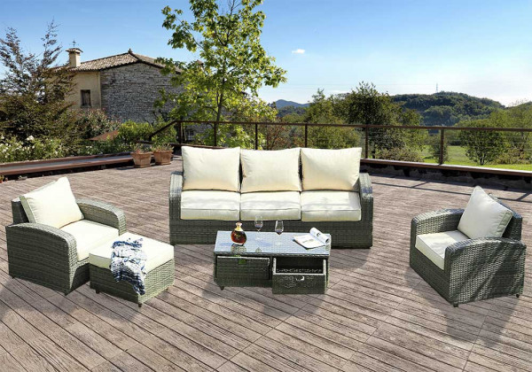 Lounge Gartenmöbel Comfort GP 5-teilig 6 Plätze