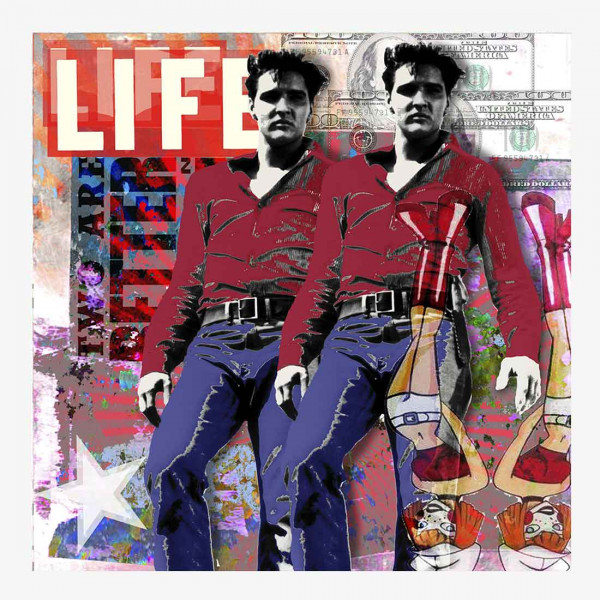 Pop Art: Elvis Presley 100x100