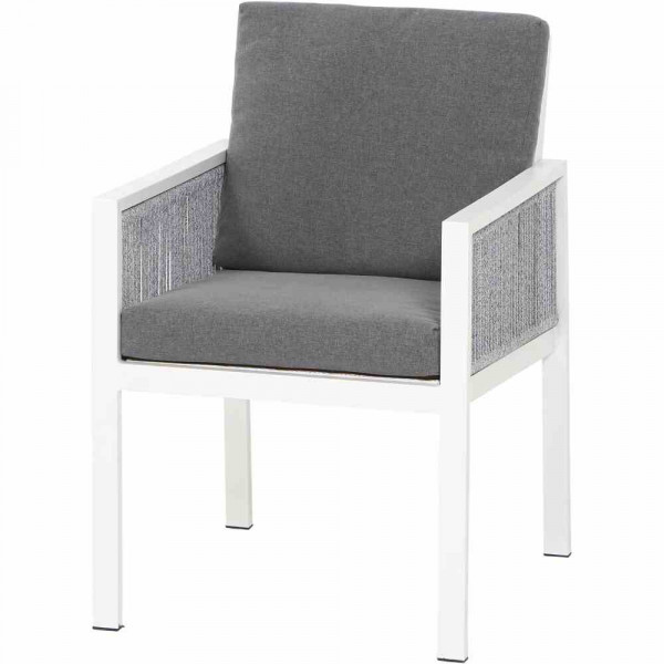 Gartensessel Varina in Weiß