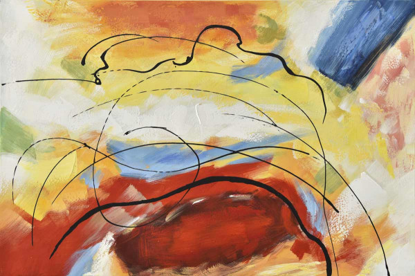 Ölbild: Abstraktion 120x80