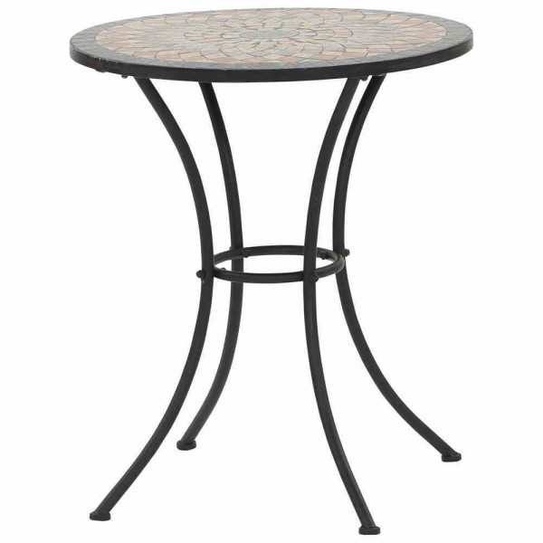 Bistrotisch Rund D60 cm Mosaik-Terra