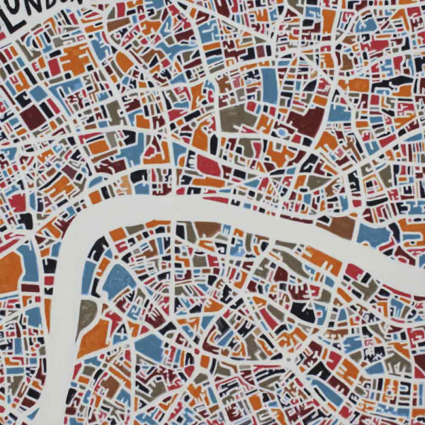 Ölbild: London 80x80