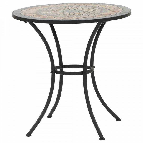 Bistrotisch Rund D70 cm Mosaik-Terra