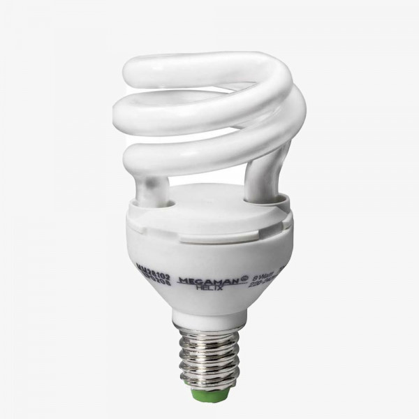 Energiesparlampe E14 W8