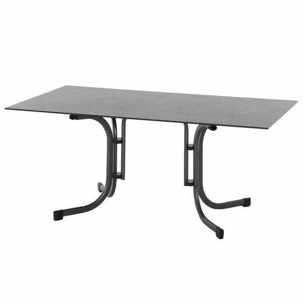 Gartentisch Sola 160x90 cm Anthrazit Klappbar