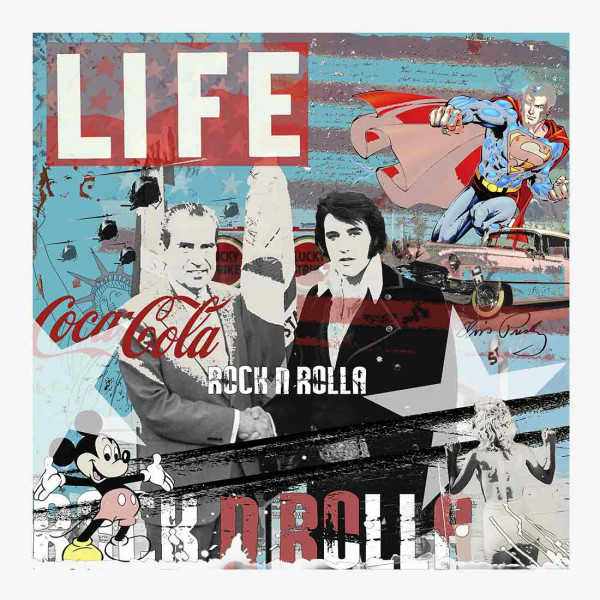 Pop Art: Rockn Rolla 100x100