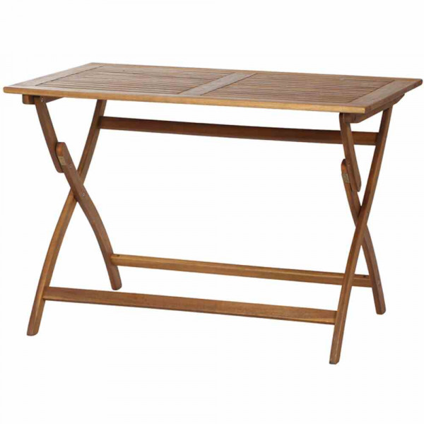Gartentisch Akazienholz 110x70x74 cm klappbar