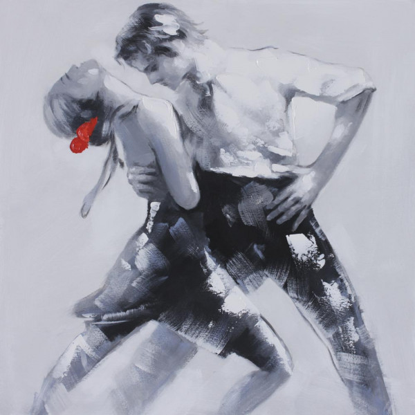 Ölbild: Leidenschaft 80x80