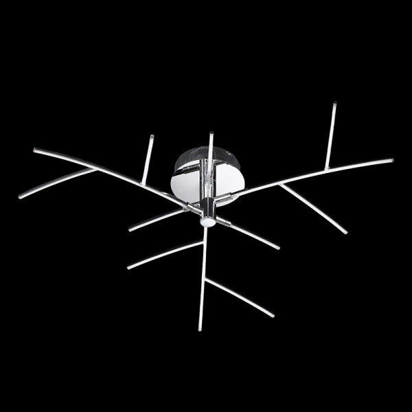 LED Deckenleuchte in chrom