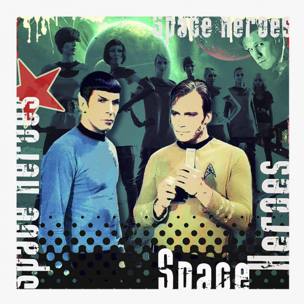 Pop Art: Space Heroes 100x100