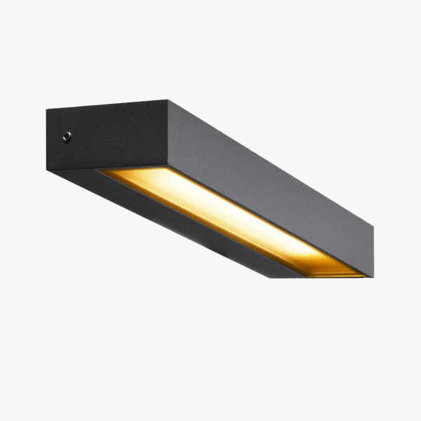 LED Wandleuchte Anthrazit IP54