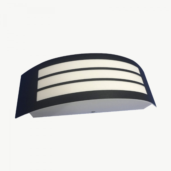 Außen-Wandleuchte Smart Schwarz