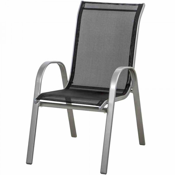 Gartenstuhl Saturn Aluminium Anthrazithell