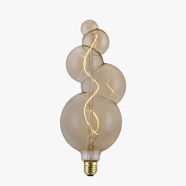 LEDLampe Filament Abstrakt Amber