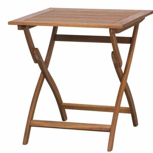 Gartentisch Akazienholz 70x70x74 cm klappbar