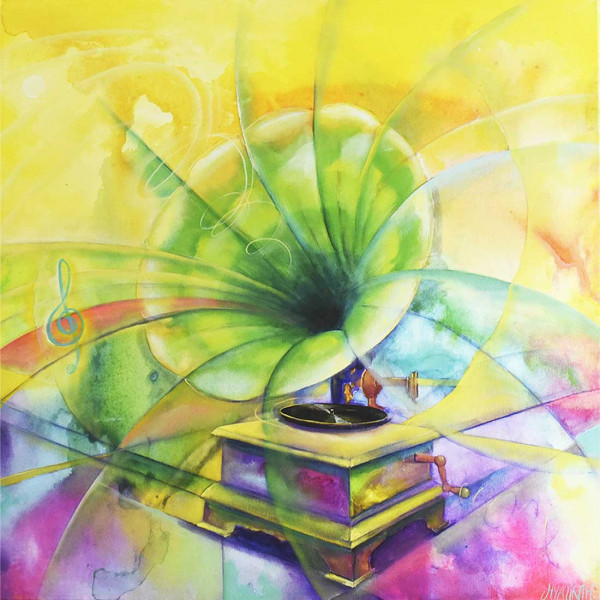 Acrylbild: Musica I 70x70