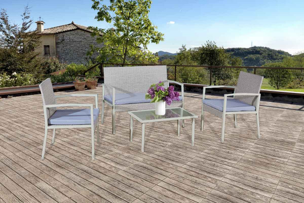 Sitzgruppe Tomero 4-teilig 4 Plätze