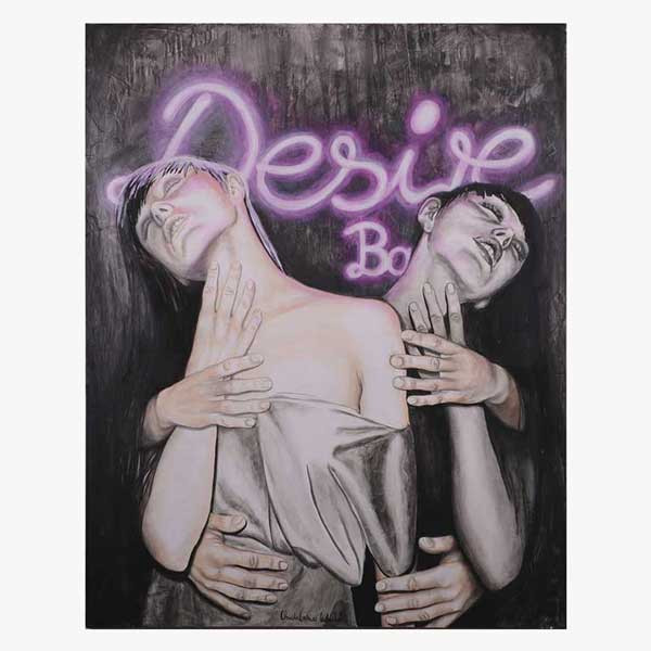 Acrylbild: Desire 120x150