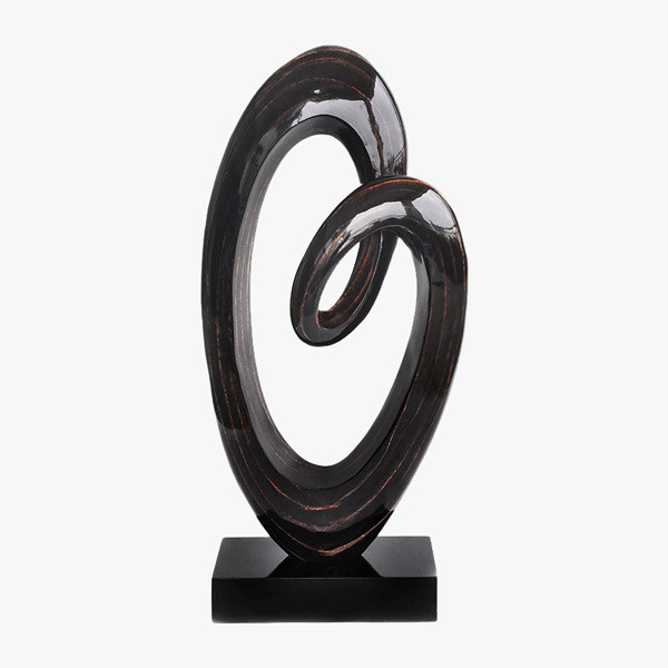 Verbundenheit in Schwarz: Höhe 75cm