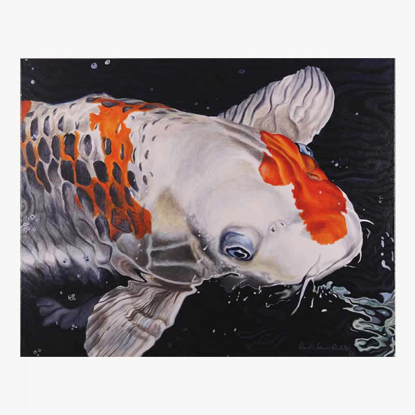 Acrylbild: Koi 100x80