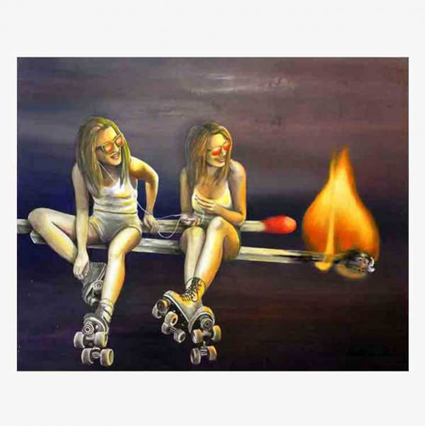 Acrylbild: Seconds 150x120