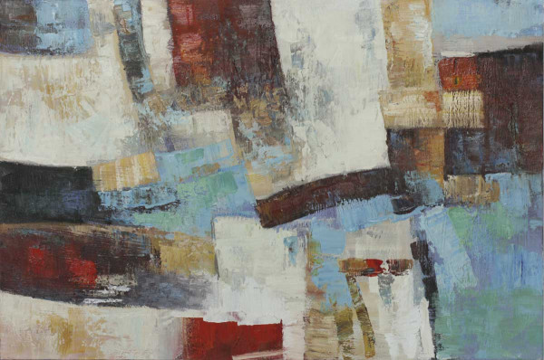 Ölbild: Stalags 90x60