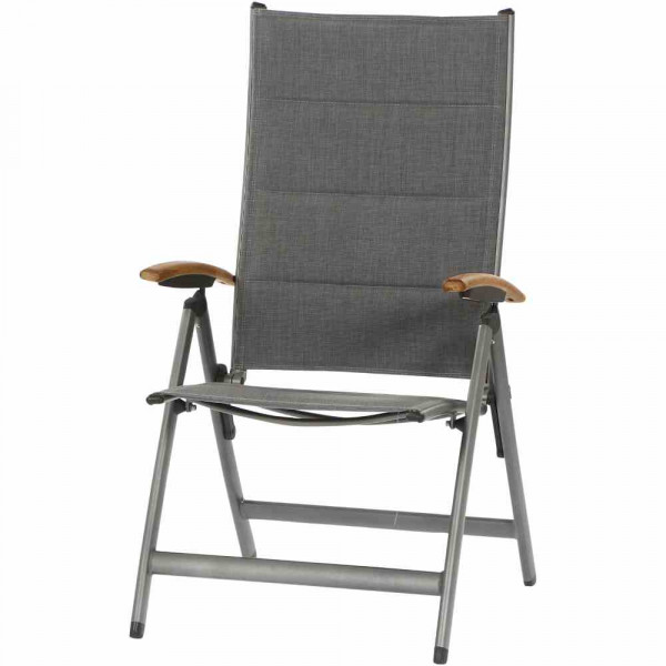 Gartenstuhl Savina mit Holzapplikation