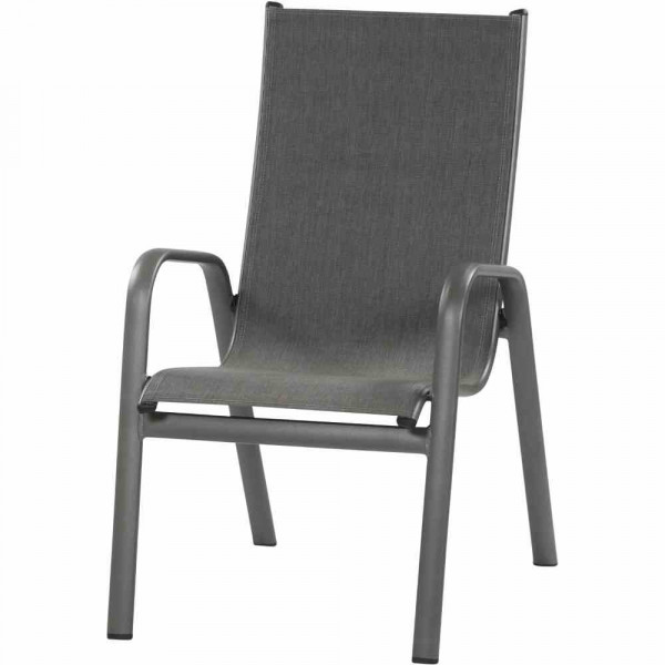 Gartenstuhl Savina Aluminium Graphitmatt