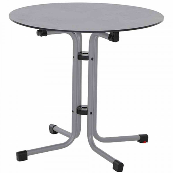 Gartentisch Sola D80 Silber Klappbar