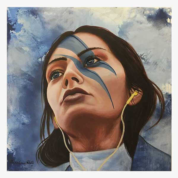 Acrylbild: Stardust 120x120