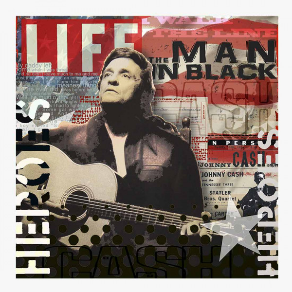 Pop Art: Man in Black 100x100