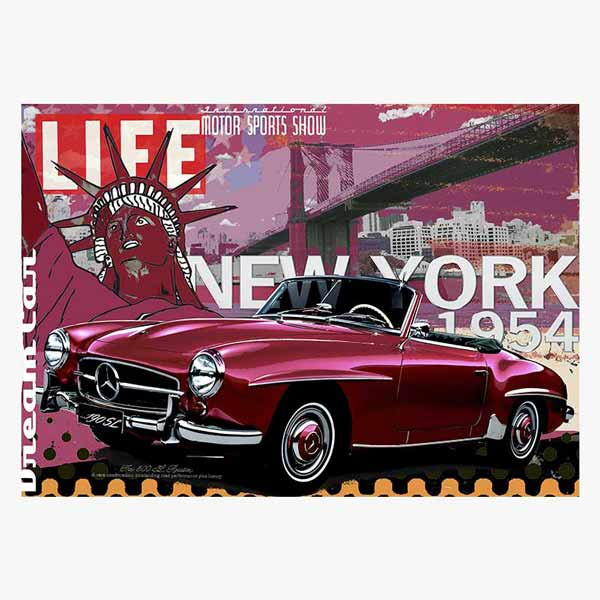 Pop Art: MB 190 SL 100x70