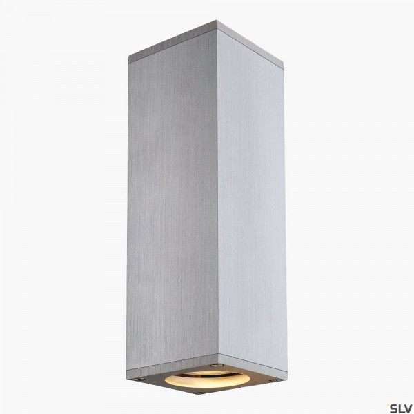 GU10 Wandleuchte Downlight und Uplight Alu