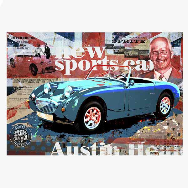 Pop Art: Austin Healey Sprite 100x70