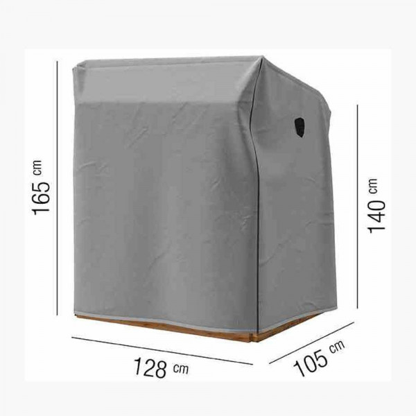 Strandkorb-Schutzhülle 128x105x165/140 cm