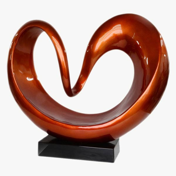 Gemeinsamkeit in Bronze: Breite 64cm