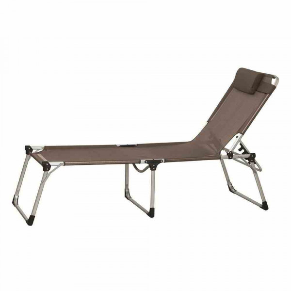 Gartenliege Sole Textilfarbe Taupe L 214