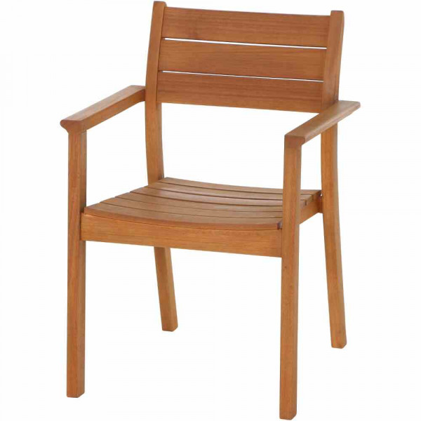 Gartenstuhl Stapelstuhl Eukalyptusholz