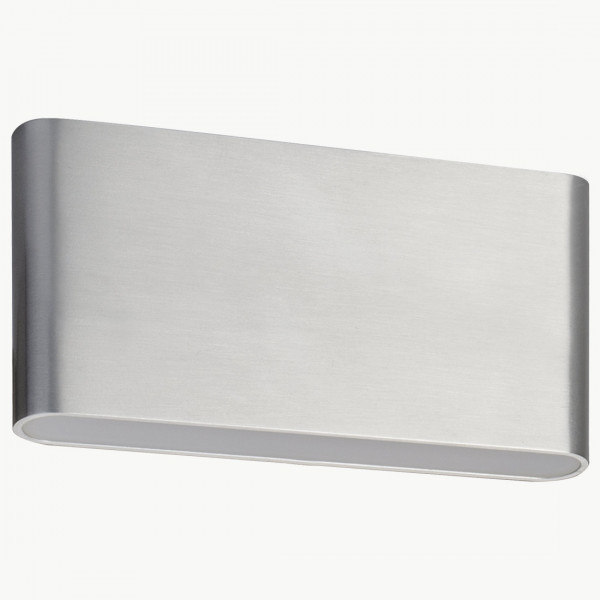 LED Wandleuchte Doppellicht alumatt