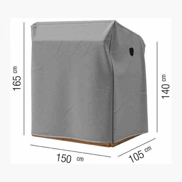 Strandkorb-Schutzhülle 150x105x165/140 cm