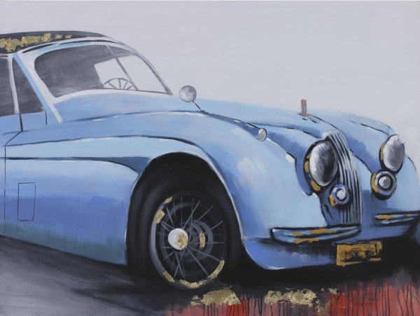 Ölbild: Classic Car 120x90