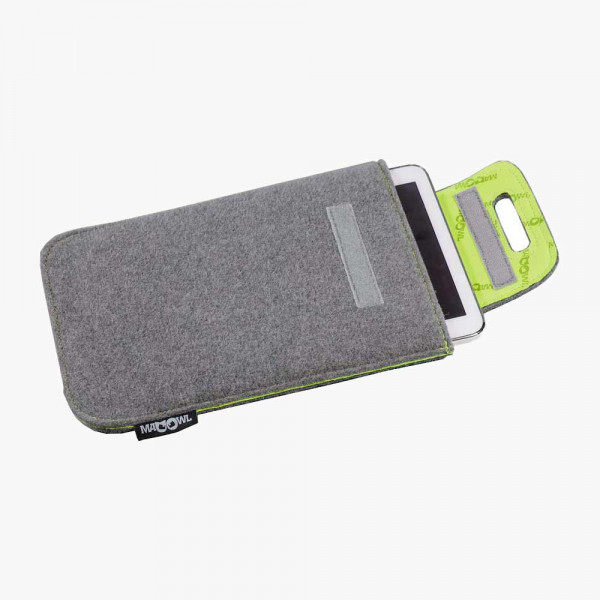 Tablethülle Innenstoff Grün