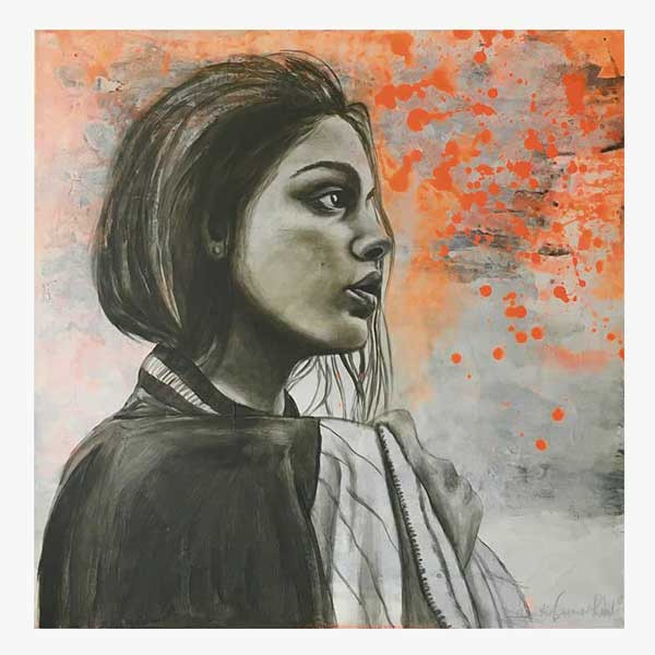 Acrylbild: Far Away 80x80