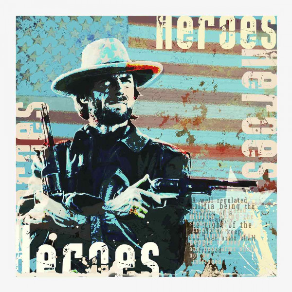 Pop Art: Clint Eastwood 100x100