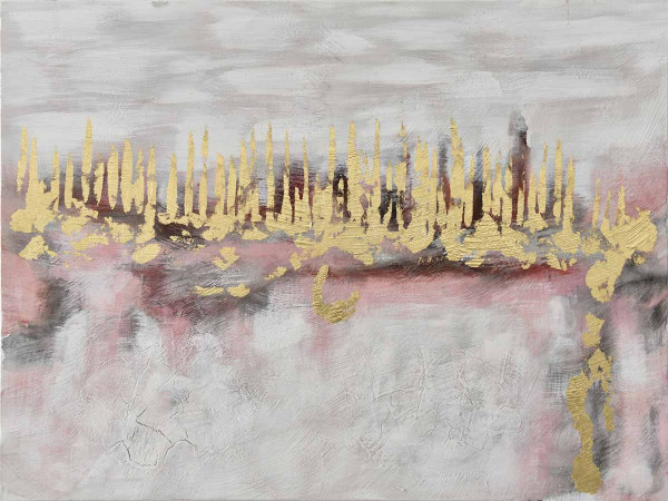 Ölbild: Golden Abstraction 120x90