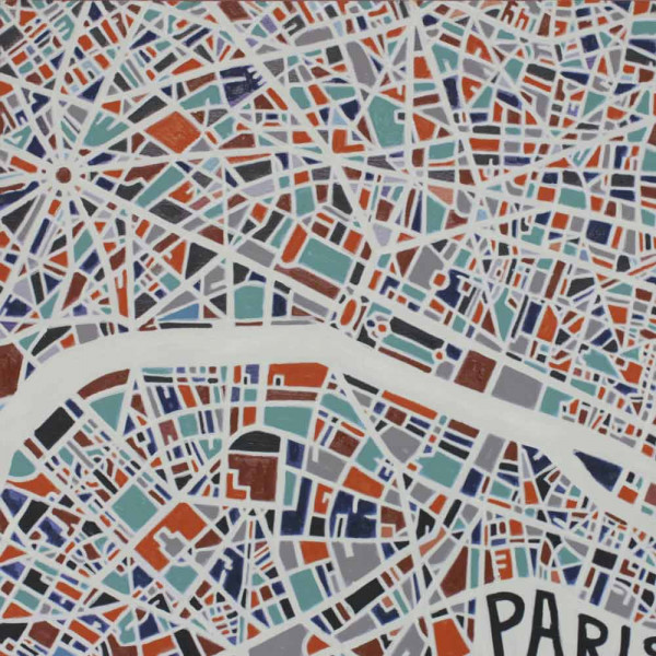 Ölbild: Paris 80x80