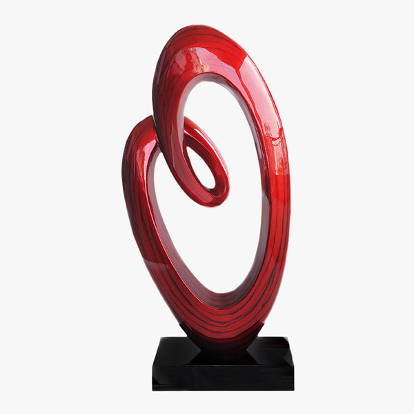 Verbundenheit in Rot: Höhe 75cm