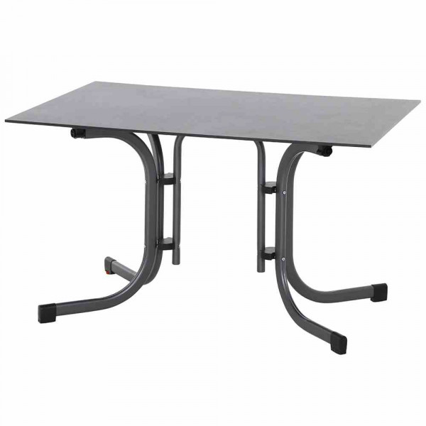 Gartentisch Sola 120x80 cm Anthrazit Klappbar