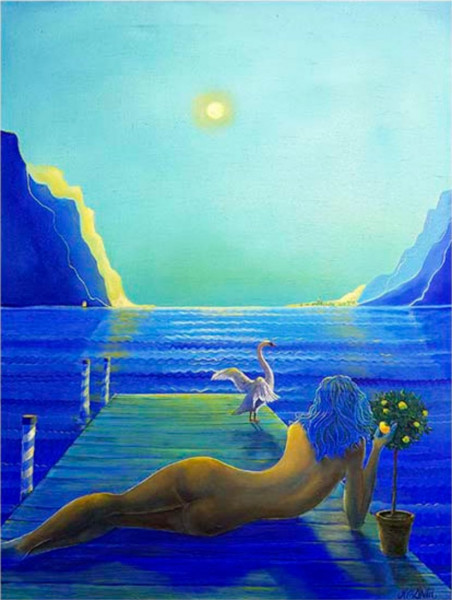 Ölbild: Lago di Garda 60x80