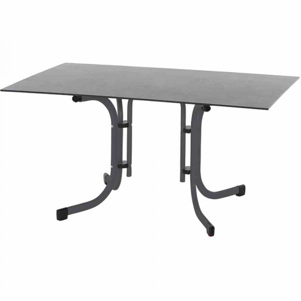 Gartentisch Sola 140x90 cm Anthrazit Klappbar